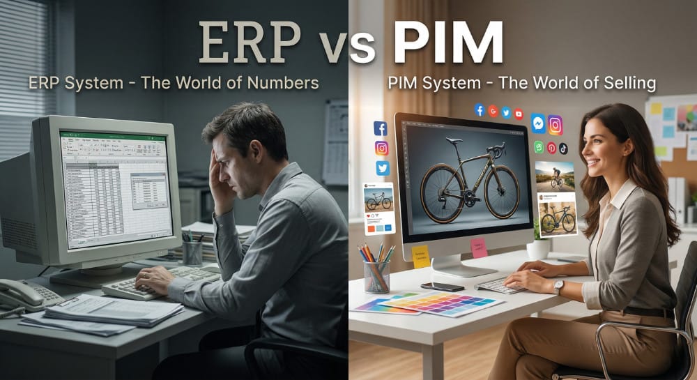 ERP oder PIM? Warum Ihr Warenwirtschaftssystem kein guter Verkäufer ist.